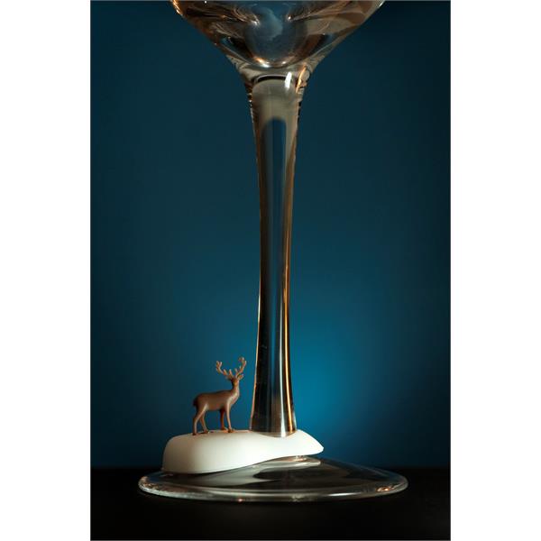 QL10191-M  QL1863 Glassmerker, COOL WINE ANIMAL, 6 ass. Qualy